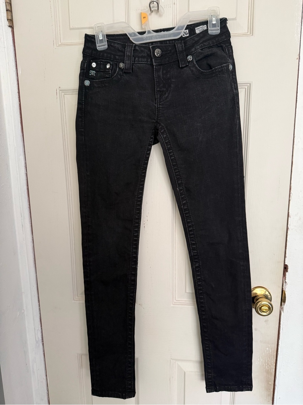 Miss Me Black Skinny Jeans